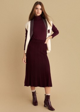 Φούστα μίντι πλεκτή - 5206634995292