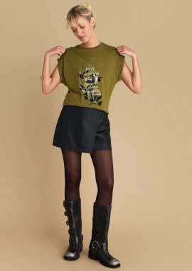 Μπλούζα κοντομάνικη με στάμπα - 5206634997517