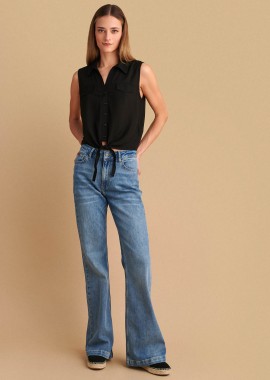 Πουκάμισο αμάνικο με δέσιμο - 5206987933965