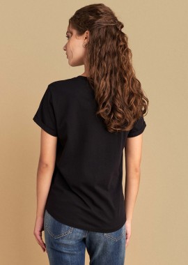 Μπλούζα κοντομάνικη μονόχρωμη - 5207251099936