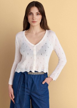 Ζακέτα πλεκτή μακρυμάνικη - 5207251471152