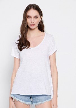 Essential t-shirt με V λαιμόκοψη
