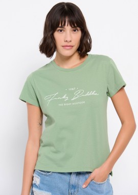 T-shirt από οργανικό βαμβάκι με τύπωμα