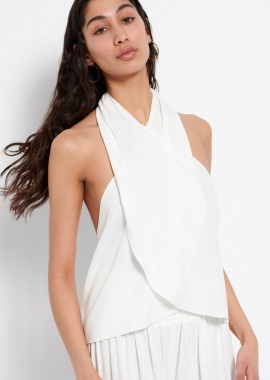 Halter neck top από βισκόζη