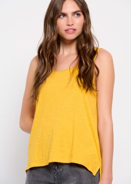 Βαμβακερό μονόχρωμο tank top