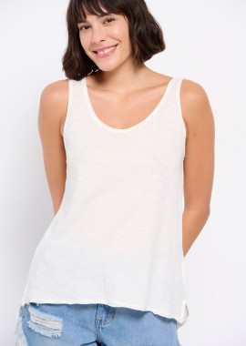 Βαμβακερό μονόχρωμο tank top