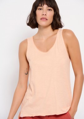 Βαμβακερό μονόχρωμο tank top