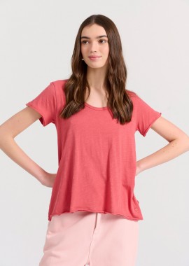 Γυναικείο t-shirt με στρογγυλή λαιμόκοψη - The essentials