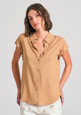 Γυναικείο loose fit πουκάμισο από βισκόζη