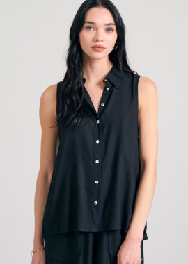 Αμάνικο πουκάμισο από βισκόζη - The essentials