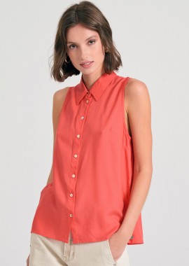 Αμάνικο πουκάμισο από βισκόζη - The essentials