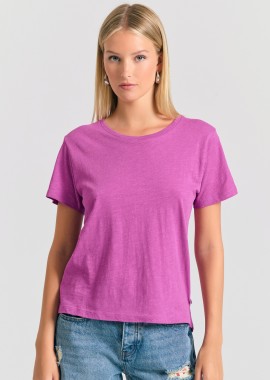 Γυναικείο t-shirt με στρογγυλή λαιμόκοψη - The essentials