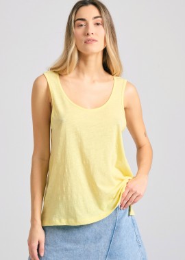 Γυναικείο μονόχρωμο tank top - The essentials