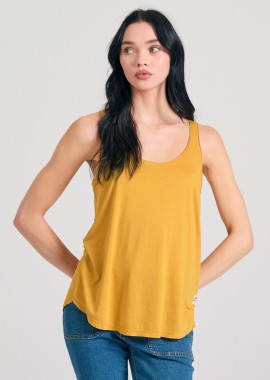 Γυναικείο μονόχρωμο tank top από βισκόζη