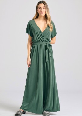 Κρουαζέ ολόσωμη φόρμα με ζώνη