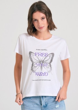 Γυναικείο t-shirt με φωτογραφικό τύπωμα