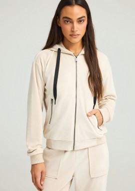 Γυναικεία βελουτέ ζακέτα