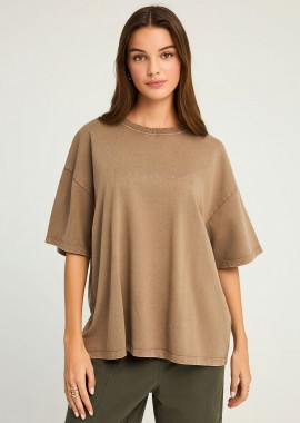 Γυναικείο t-shirt με washed effect