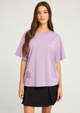 Τ-shirt με τύπωμα στην πλάτη text artwork