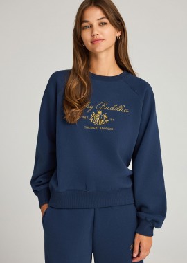 Φούτερ με κεντητό σχέδιο