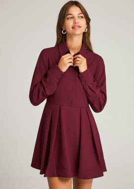 Γυναικείο φόρεμα με γιακά