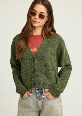 Γυναικεία wool blend ζακέτα