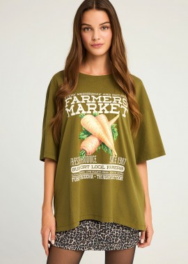 T-shirt με τύπωμα 