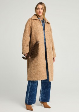 Faux fur παλτό