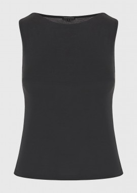 Γυναικείο αμάνικο top από μοντάλ