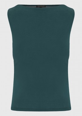 Γυναικείο αμάνικο top από μοντάλ