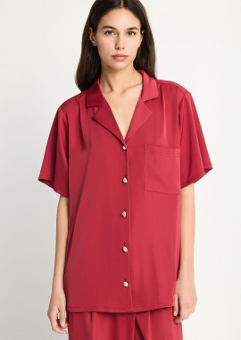 Γυναικείο σατέν πουκάμισο