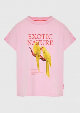 Γυναικείο loose t-shirt με τύπωμα