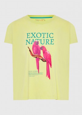 Γυναικείο loose t-shirt με τύπωμα