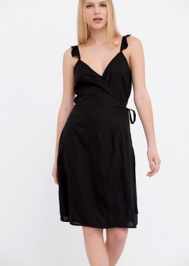 Κρουαζέ φόρεμα από βισκόζη