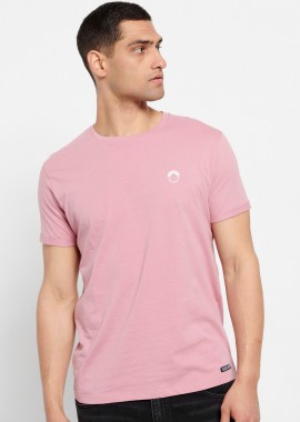 Loose fit t-shirt με τύπωμα στο στήθος