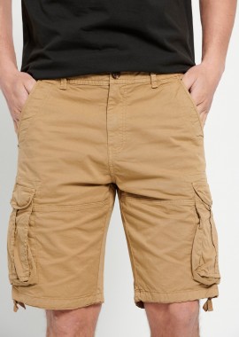 Garment dyed cargo βερμούδα