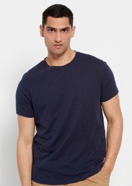 Loose fit μονόχρωμο t-shirt