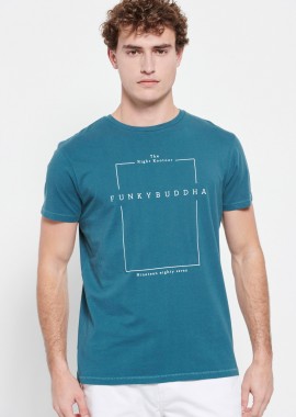 T-shirt με minimal branded τύπωμα