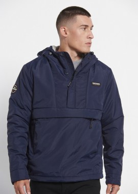 Ανδρικό overhead jacket με κουκούλα