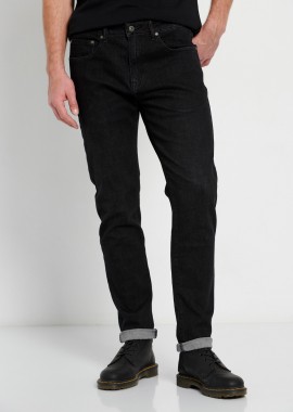 Tapered fit τζιν παντελόνι