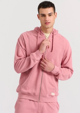 Relaxed fit φούτερ ζακέτα
