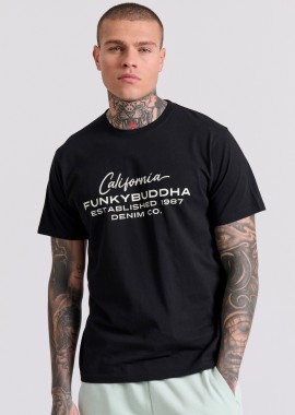 T-shirt με Funky Buddha τύπωμα