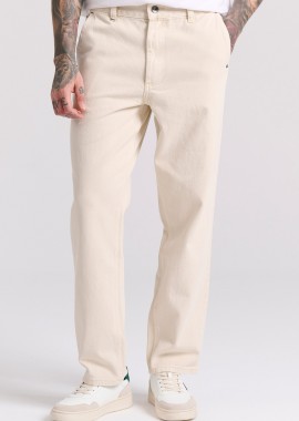 Garment dyed τζιν παντελόνι με τσέπες carpenter