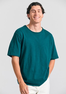 Relaxed fit t-shirt με raw edges