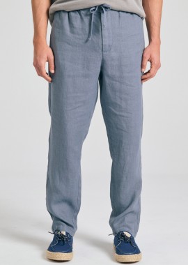 Ανδρικό comfort fit λινό chino παντελόνι