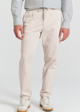 Comfort fit garment dyed chino παντελόνι
