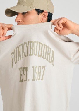 Relaxed fit t-shirt με branded τύπωμα