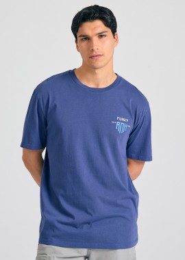 Relaxed t-shirt με graphic τύπωμα στην πλάτη