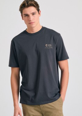 Relaxed fit t-shirt με ethnic look τύπωμα