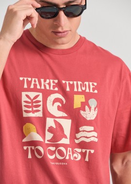 Relaxed fit t-shirt με graphic τύπωμα